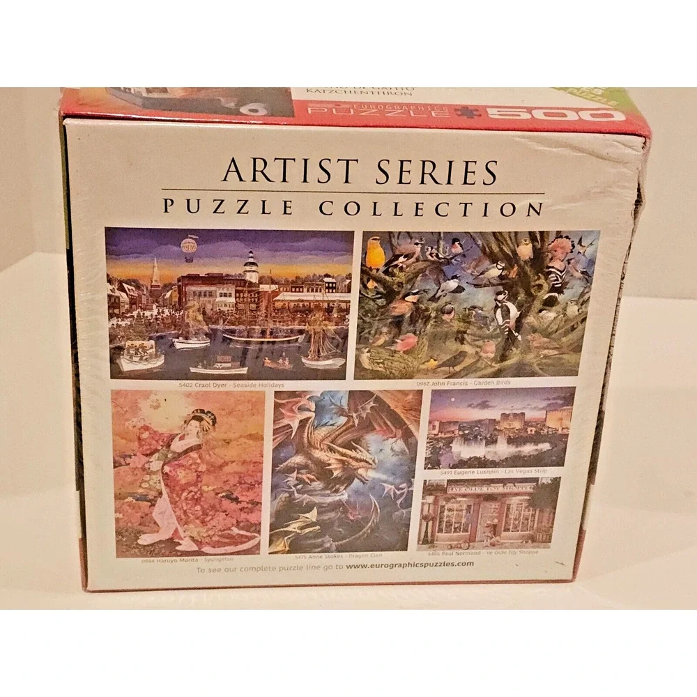 Eurographics Kitty Throne 500 Large Piece Jigsaw Puzzle SEALED